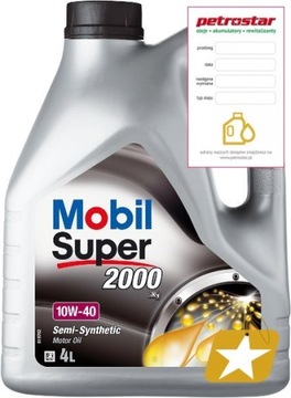 MOBIL SUPER 2000 X1 10W40 4L