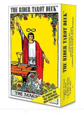 KARTY DO TAROTA ZESTAW KLASYCZNYCH KART THE RIDER TAROT THE MAGICAN 78 SZT