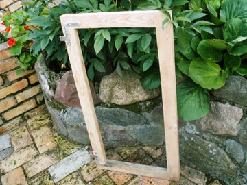 Старое окно, ретро оконная рама