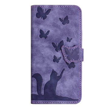 Etui Do Samsung Galaxy A25 5G Wytłoczony Kot