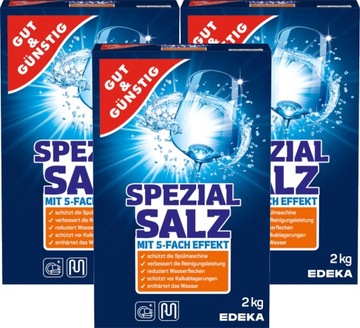 Sól do zmywarki gruboziarnista G&G 2 kg IMPORT DE Gut&Gunstig