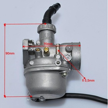 КАРБЮРАТОР квадроцикла Quad 110/125 РУЧНОЙ ДРОССЕЛЬ