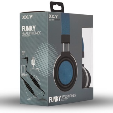 Наушники XX.Y FUNKY M2 SEA с регулировкой громкости микрофона