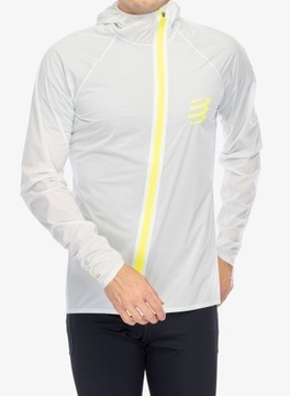 Kurtka do biegania Compressport Hurricane Waterproof 10/10 - ice flow L