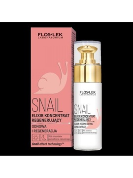 Floslek Snail Elixir - Koncentrat regenerujący na dzień i noc 30ml