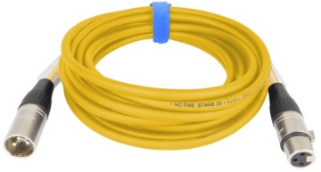 Kabel Sommer Stage Žlutý Mikrofonový Kabel Xlr 10 m