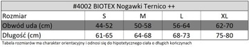 BIOTEX BEZSZWOWE CIEPŁE NOGAWKI ROWEROWE Termico++