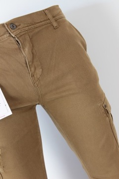 MUSTANG CARGO CHINO BeFlex SLIM JEANSY BOJÓWKI JOGGERS _ W36 L32