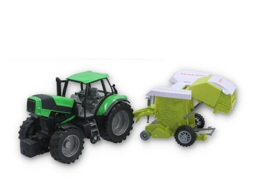 TRAKTOR Z MASZYNĄ PRESA 72T