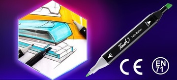 АЛКОГОЛЬНЫЕ МАРКЕРЫ, ТРИПСЫ, МАРКЕРЫ, МАРКЕРЫ ДВУХСТОРОННИЕ, НАБОР 80 ШТ + СУМКА