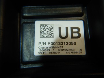CORSA D 10- FACELIFT 1.4 BUDÍKY PŘÍSTROJOVÁ DESKA P0013312056