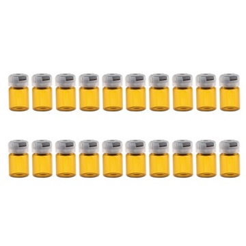 20 Pcs. Empty Sealed Glass Vials Liquid Containers