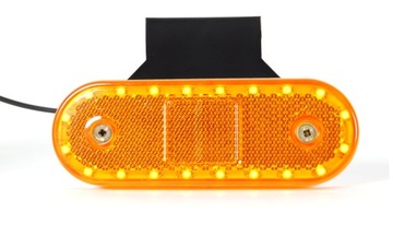 OBRYSÓWKA LED LAMPA OBRYSOWA POMARAŃCZOWA