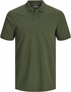 6389.JACK JONES KOSZULKA POLO ZIELONA BASIC XL