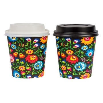 KUBKI PAPIEROWE DO KAWY 300ml 100 sztuk+WIECZKA