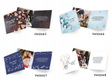 Рождественские открытки с фото-пожеланиями