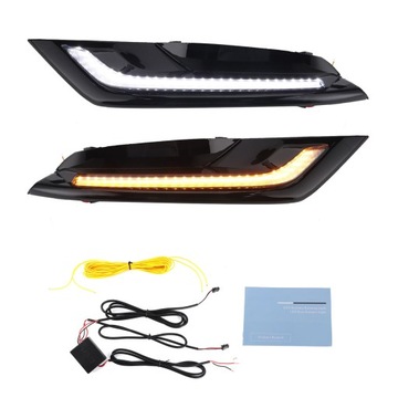 Lampa LED do jazdy dziennej DRL samochodu Włącz kierunkowskaz