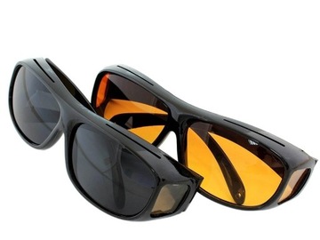 ОЧКИ 2В1 HD VISION ДЛЯ ВОДИТЕЛЕЙ ДЛЯ НОЧНОГО ВОЖДЕНИЯ