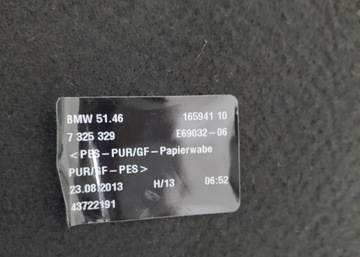 BMW 3 F34 POLIČKA KUFRU ZADNÍ 7325329