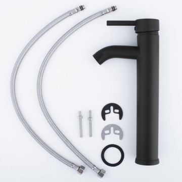 Душевой набор накладной, отдельностоящий смеситель для умывальника, черный лофт