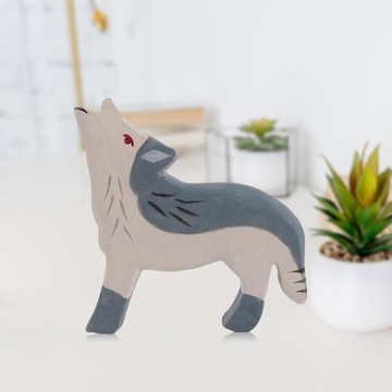 Обучающие игрушки для животных. Фигурки и цифры. Модель волка.