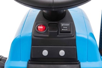 TRAKTOR NA AKUMULATOR Z PRZYCZEPĄ NIEBIESKI