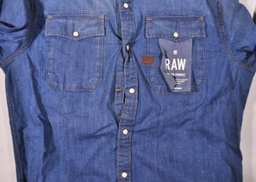 G-STAR RAW koszula SLIM blue LANDOH SHIRT _ M