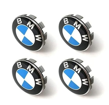 КРЫШКИ BMW ЗАГЛУШКИ ДЛЯ ДИСКОВ BMW 68MM КРЫШКИ 4 шт. НАБОР