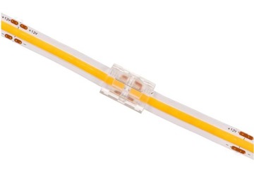 РАЗЪЕМ ДЛЯ БЕСПЛАТНОЙ СВЕТОДИОДНОЙ ЛЕНТЫ COB 8 мм IP20 ЗАЖИМ ПРЯМОЙ