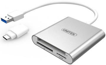 Unitek Czytnik kart pamieci USB 3.0 + USB-C TYP-C