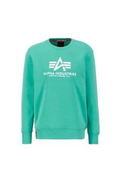 Biela mikina Alpha Industries Basic Sweater atomic green XXL