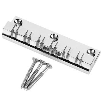 12-струнная струнодержатель металлического цвета