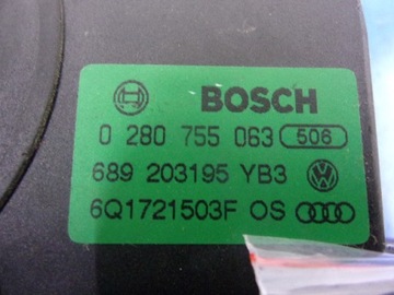 FABIA 1.4 POTENCJOMETR GAZU 6Q1721503F 0280755063