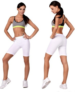Legginsy sportowe KOLARKI bawełniane 1/2 L/40