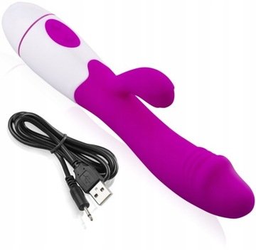 WIBRATOR ORGAZMOWY Z ŁADOWARKĄ USB - 30 FUNKCJI