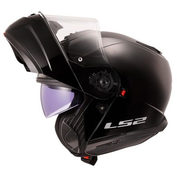 KASK MOTOCYKLOWY SZCZĘKOWY BLENDA LS2 FF908 STROBE II MAT XL+SŁUCHAWKI