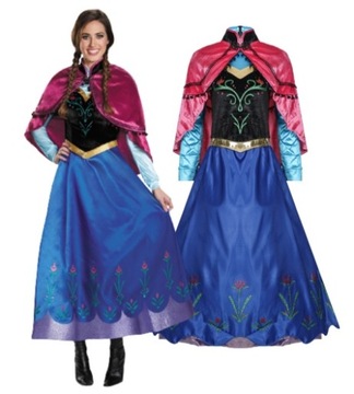 STRÓJ SUKIENKA ANNA KRAINA LODU COSPLAY NA BAL KARNAWAŁ