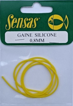 SENSAS WĘŻYKI SILIKONOWE GAINE SILICONE 0,8mm 52cm