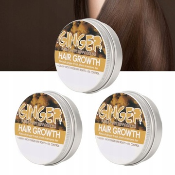 3 шт имбирный шампунь для роста волос.