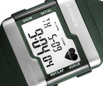 Męski Elektroniczny Zegarek z Pulsometrem XONIX