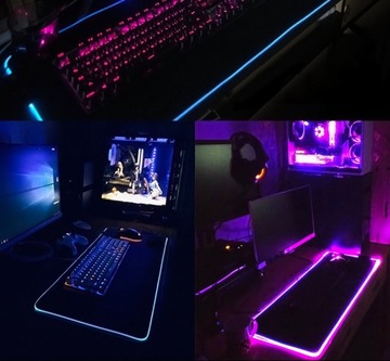 Коврик для мыши Gamer Doom Anime RGB Gamer