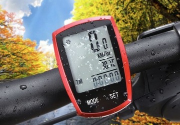 ВЕЛОСИПЕДНЫЙ СЧЕТЧИК БЕСПРОВОДНОЙ ТЕРМОМЕТР НОЧНОЙ РЕЖИМ СПИДОМЕТР LCD PRO