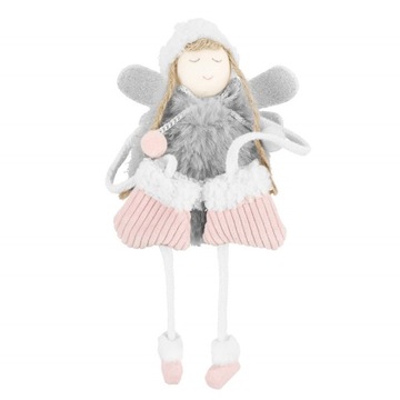 РОЖДЕСТВЕНСКАЯ ФИГУРКА АНГЕЛА, СИДЯЩАЯ ДЕВУШКА