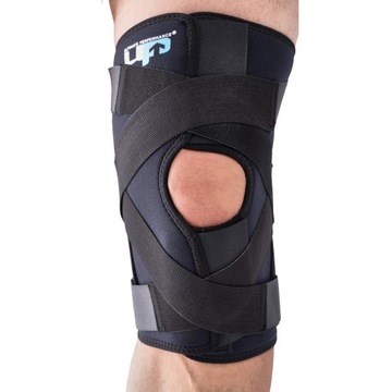 STABILIZATOR KOLANA ZE SKRZYŻOWANYMI PASAMI ORTEZA ŚCIĄGACZ KOLANO 5510_XL