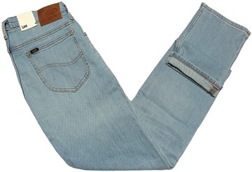 spodnie LEE RIDER zwężane W28 L32 selvage L701PXC10 blue time