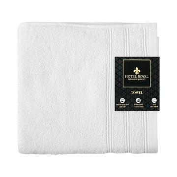 Ręcznik kąpielowy Hotel Royal 50x100 cm bawełna biały