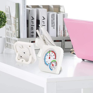 TERMOMETR HIGROMETR ANALOGOWY WILGOTNOŚCIOMIERZ DO TERRARIUM WEWNĘTRZNY