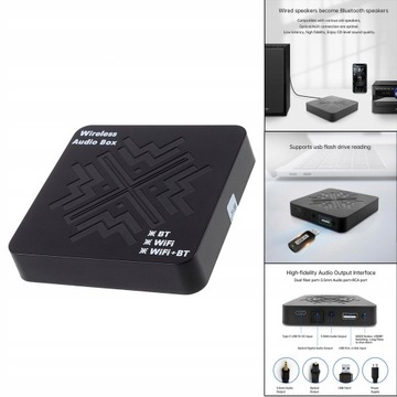 Cyfrowy odbiornik audio Adapter HiFi BT5.0, do