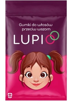 LUPIO gumki do włosów przeciw wszom 4 sztuki