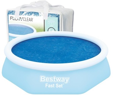 POKRYWA BASENU PLANDEKA SOLARNA 244cm BESTWAY 58060